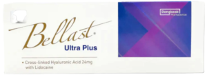 Bellast Ultra Plus is a gel of cross-linked hyaluronic acid can be used to improve facial wrinkles & folds and maintain elasticity of skin.