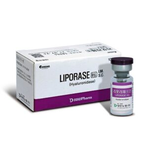 Liporase Hyaluronidase is a solution, an enzyme catalyzing degradation of hyaluronic acid (HA). It is aimed at dissolving HA-based dermal fillers.