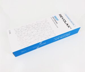 Revolax Deep Lidocaine is monophasic HA dermal filler ideal for correction of: lip shape, deep wrinkles, nasolabial folds and face and contour correction.