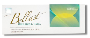 Bellast Ultra Soft L is a gel of cross-linked hyaluronic acid can be used to improve facial wrinkles & folds and maintain elasticity of skin.