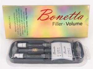 Bonetta Volume filler is a robust skin filler for facial sculpting. It has a thicker texture and that makes it suitable for facial sculpting.